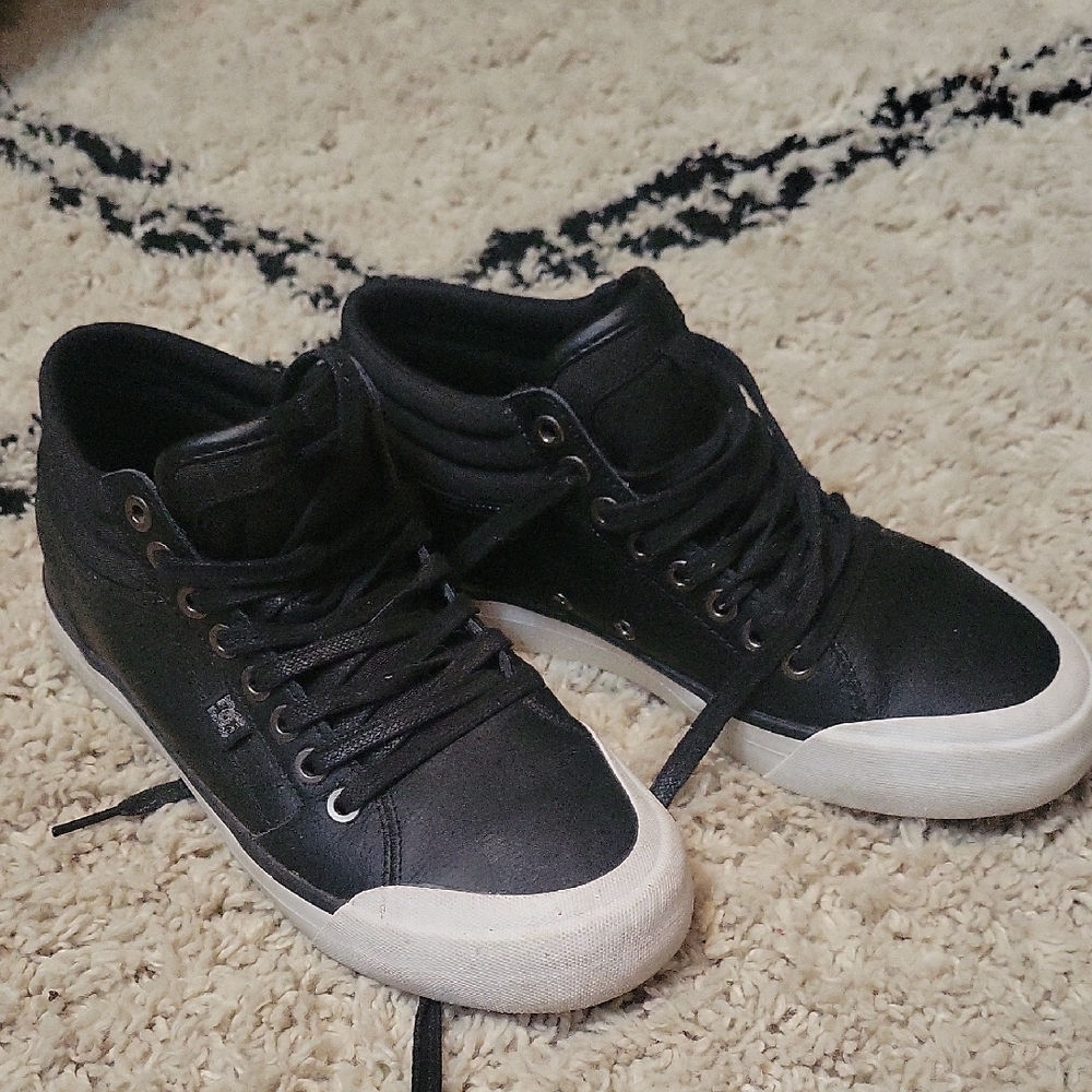 Black High-Top Sneakers
